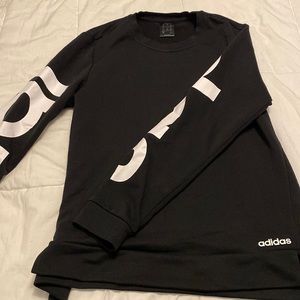 Adidas Black Crewneck Sweater